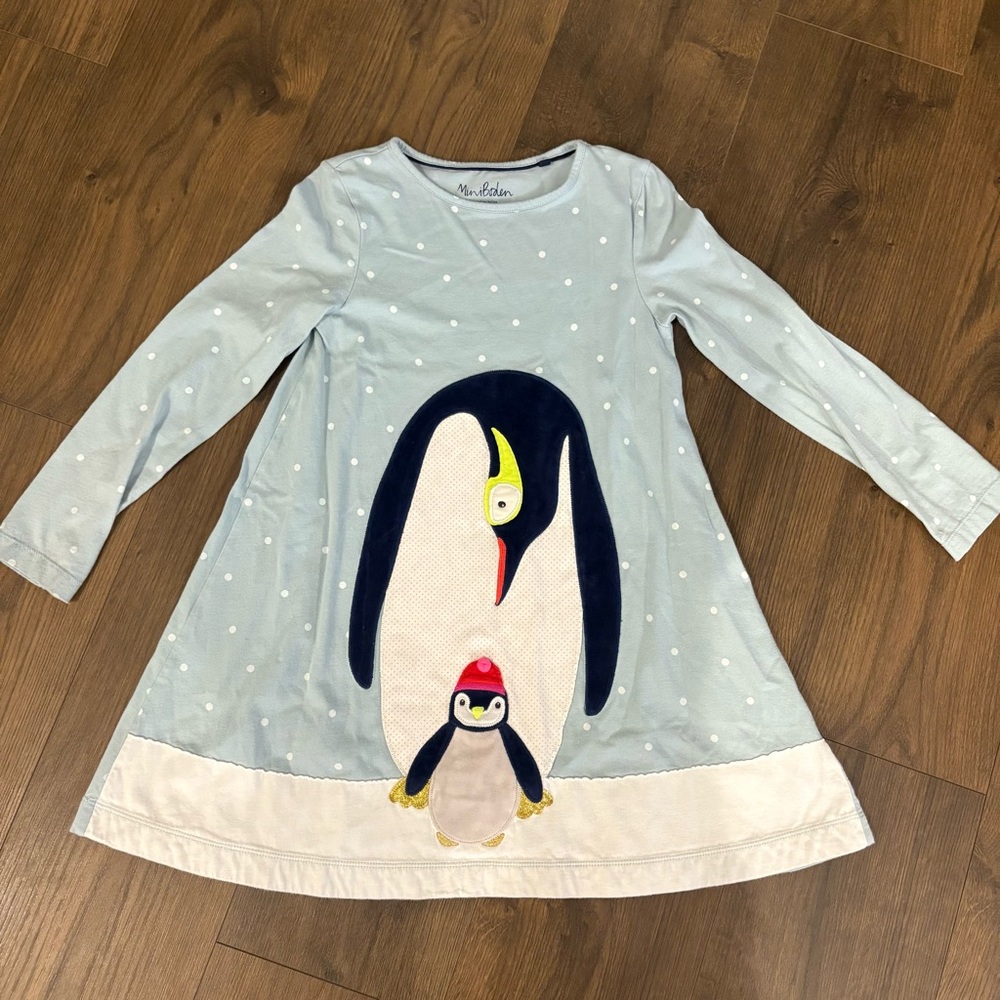 Mini Boden Girls Winter Dress Size 7-8